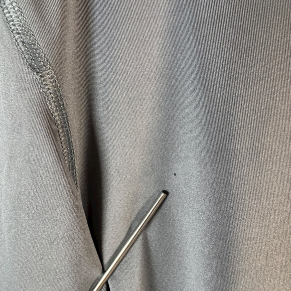 Nike Men's L Gray Dri-Fit Athletic Training T-Shirt Lightweight Moisture Wicking - Picture 5 of 9